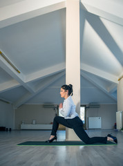 Fototapeta premium Yoga at work