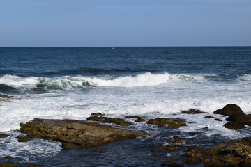 庄内海岸の荒波