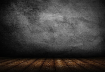 empty interior room with grunge wall