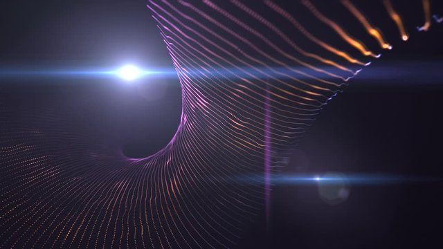 Abstract Particle Background