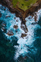 rocky shore background