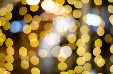 Background lights bokeh gold christmas.