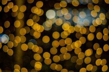Background lights bokeh gold christmas.