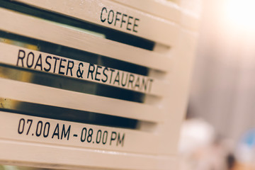 Door roadster and restaurant is open 07.00AM-08.00PM.