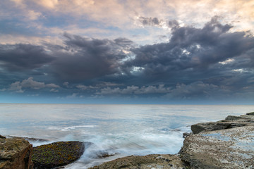Sunrise Seascape and Rock Platform