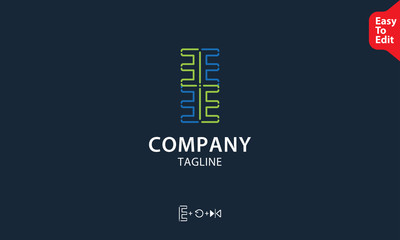 professional logo template, rotate logo, for company icons and trademarks.