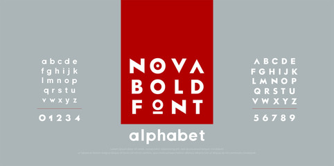 Abstract fashion modern alphabet fonts. Typography technology electronic urban music future creative font. and number vector illustraion