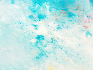 blue abstract fractal background 3d rendering illustration