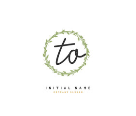 T A TA Beauty vector initial logo, handwriting logo of initial signature, wedding, fashion, jewerly, boutique, floral and botanical with creative template for any company or business.