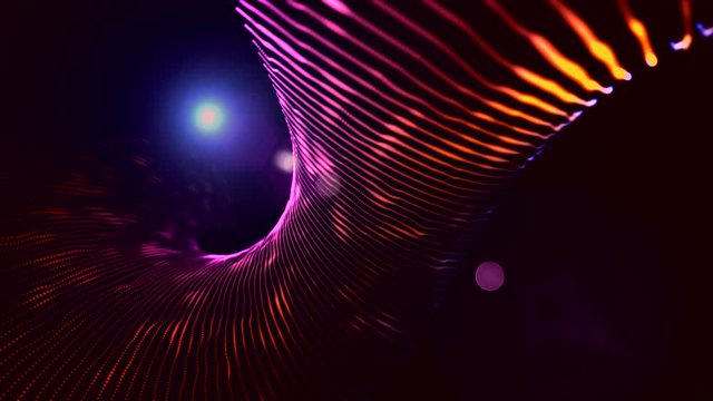 Abstract Particle Background