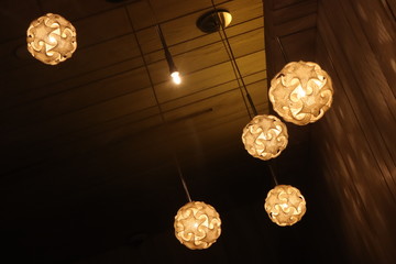 chandelier in a room