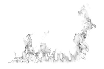 Fototapeta na wymiar Smoke on a white background