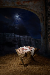 Jesus on the manger