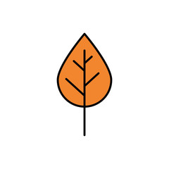 leaf plant nature icon