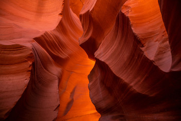 Famous viewpoint, Horse Shoe Bend in Page, Arizona