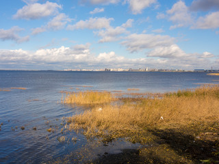 Fototapeta na wymiar Bay in Sankt-Peterburg