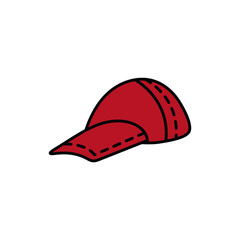 Fototapeta premium sport cap accessory isolated icon
