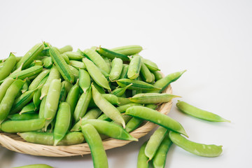 新鮮なえんどう豆