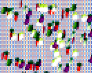 Fototapeta premium Green red blue squares abstract mosaic background