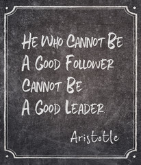 good follower Aristotle