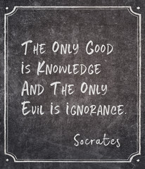 only evil Socrates quote