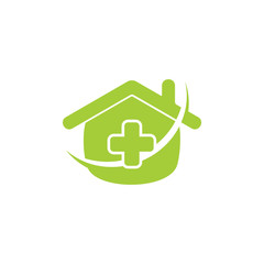 plus medical home cute symbol vector