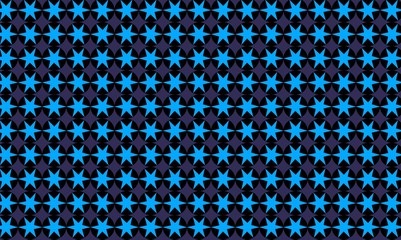 blue seamless pattern on black background.