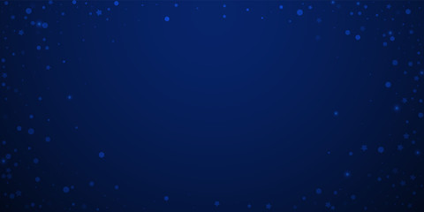 Magic stars random Christmas background. Subtle fl