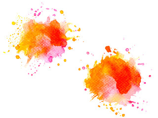 splash brush colorful.abstract watercolor background.