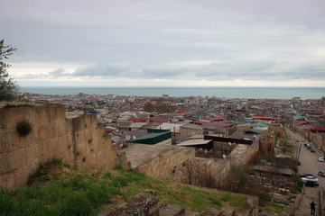 Derbent fortress view in Dagestan, Russia
