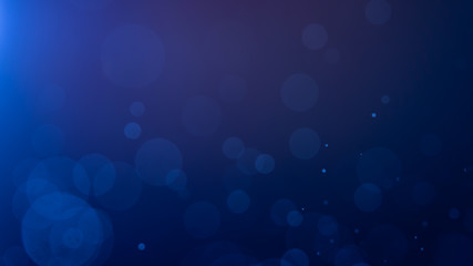 Abstract Blue bokeh defocus glitter blur background. © zodar