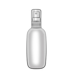 bottle of spray on a white background
