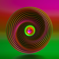 Geometric background. 3d illustration, 3d rendering.