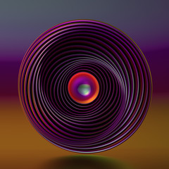 Geometric background. 3d illustration, 3d rendering.