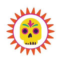 skull head mask painted icon