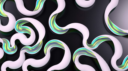 Elegant minimal background. 3d illustration, 3d rendering.