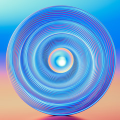 Geometric background. 3d illustration, 3d rendering.