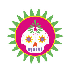 skull head mask painted icon