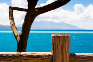 Beautiful sea in a summer day in Italy