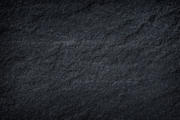 Dark grey black slate stone background or texture.