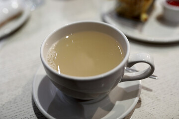 Mug of ginger tea