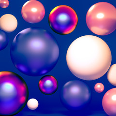 Elegant minimalism geometry background. 3d illustration, 3d rendering.