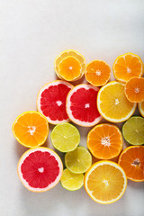 Assortment of citrus fruits