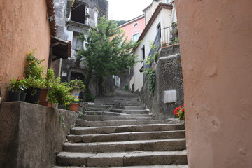Fototapeta na wymiar old street stairs