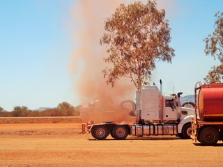 Little Sandsturm im Outback of Australia