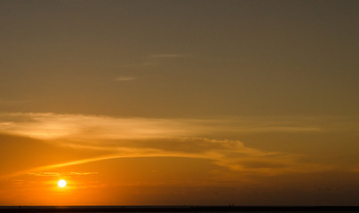 Shadows, ships, clouds and beautiful skies