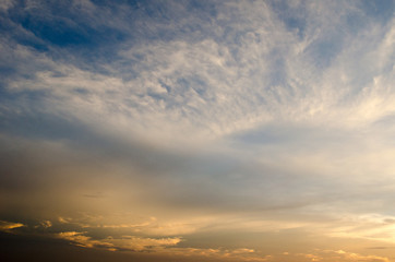 Shadows, ships, clouds and beautiful skies