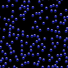 Dark abstract blue background with bubbles