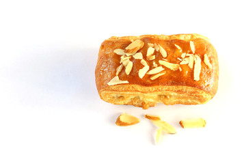 bakery bread isolated on white background.