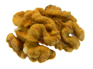 walnut isolated on white background